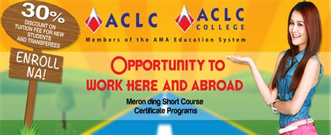 aclc courses offered and tuition fees|ACLC .